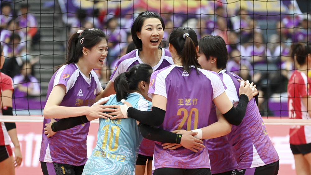 天津、上海会师女排超级联赛决赛