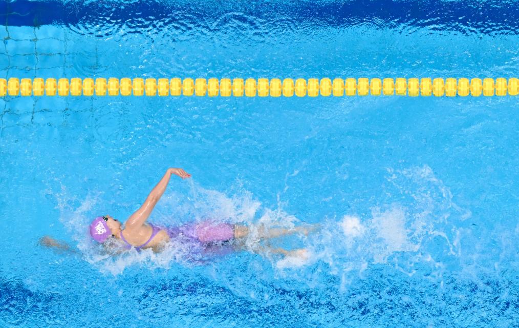 全国游泳冠军赛｜杨浚瑄破全国纪录 