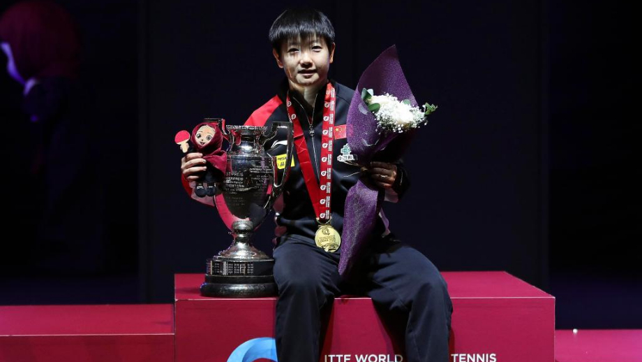 孙颖莎击败王曼昱 世乒赛女单卫冕